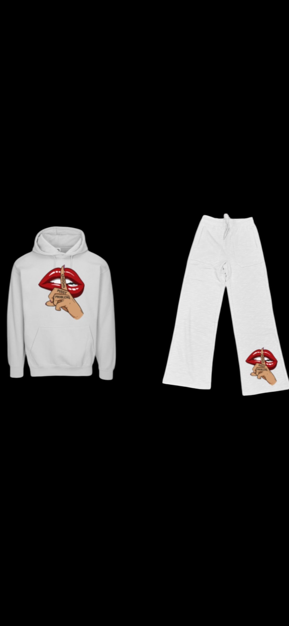 Sweatsuits with designs