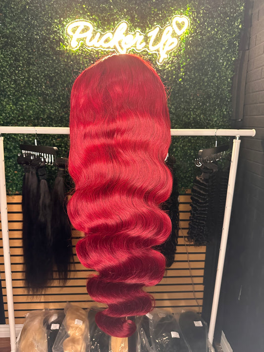 28 In Cherry Burgundy Bodywave