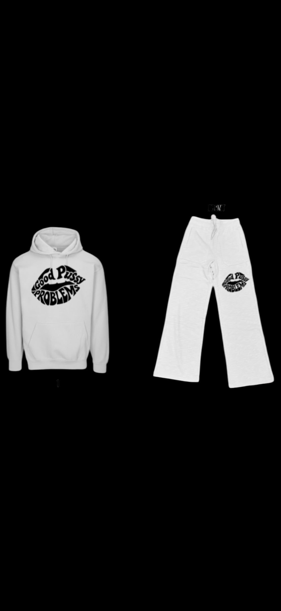 Sweatsuits with designs
