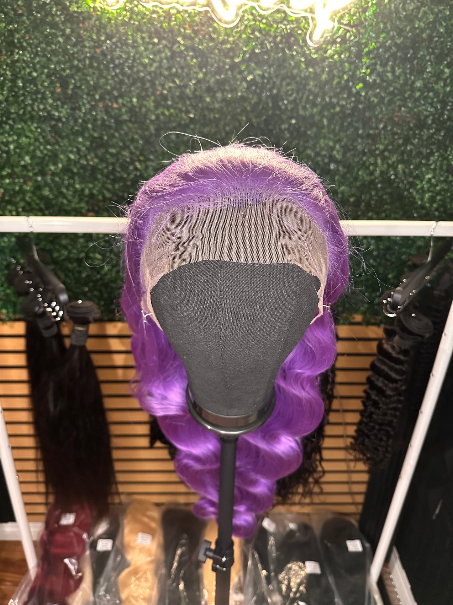 28 in Purple Bodywave Wig