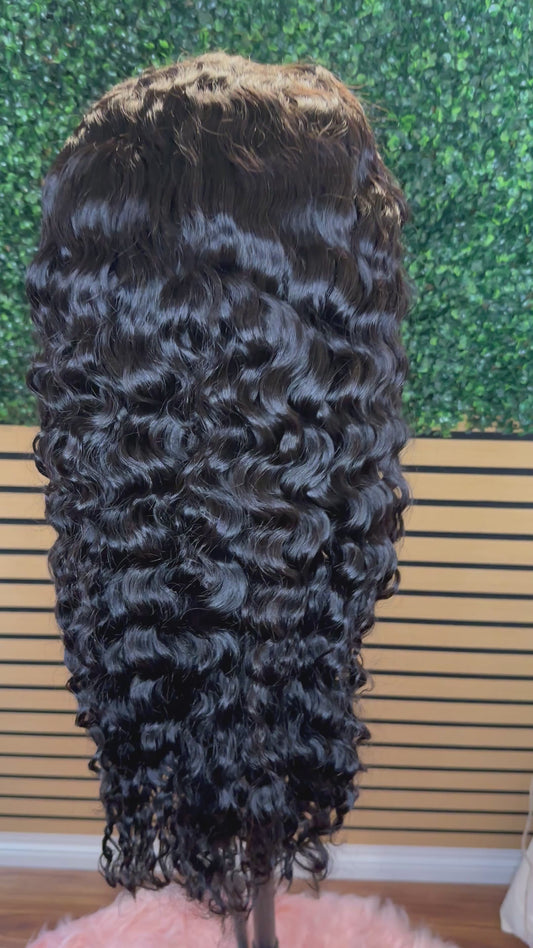 24 inch hd lace water wave